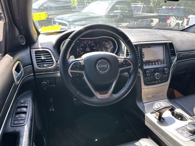 2015 Bright White Clearcoat Jeep Grand Cherokee Overland 4X4 SUV