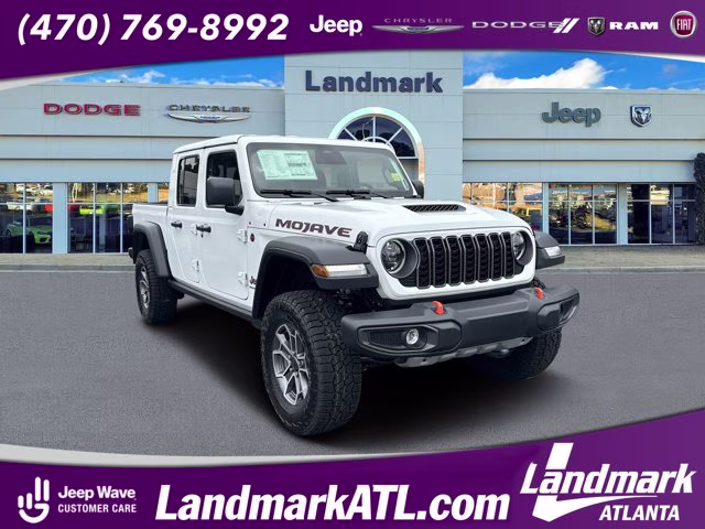 2026 Bright White Clearcoat Jeep Gladiator Mojave 4X4 Truck