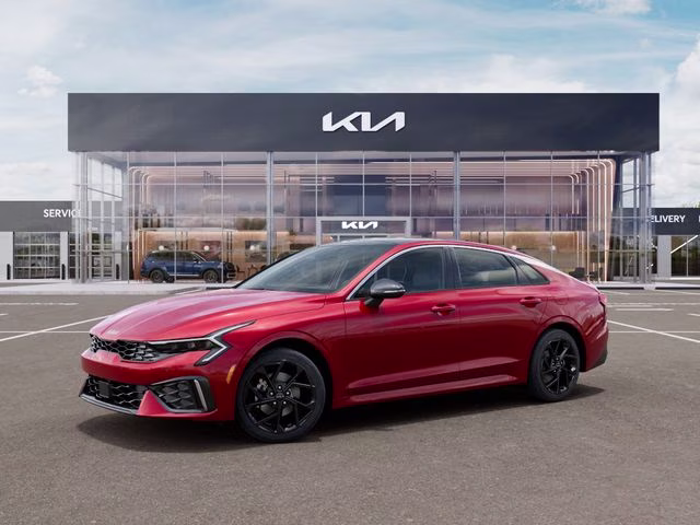 2026 Runway Red Kia K5 GT-Line AWD Sedan