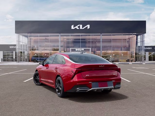 2026 Runway Red Kia K5 GT-Line AWD Sedan