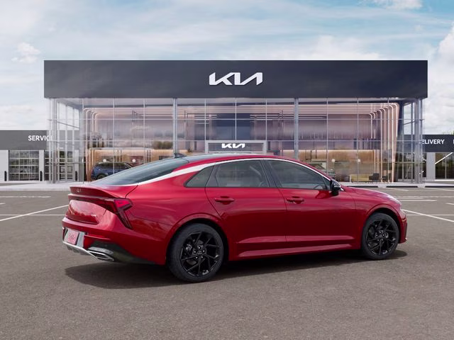 2026 Runway Red Kia K5 GT-Line AWD Sedan