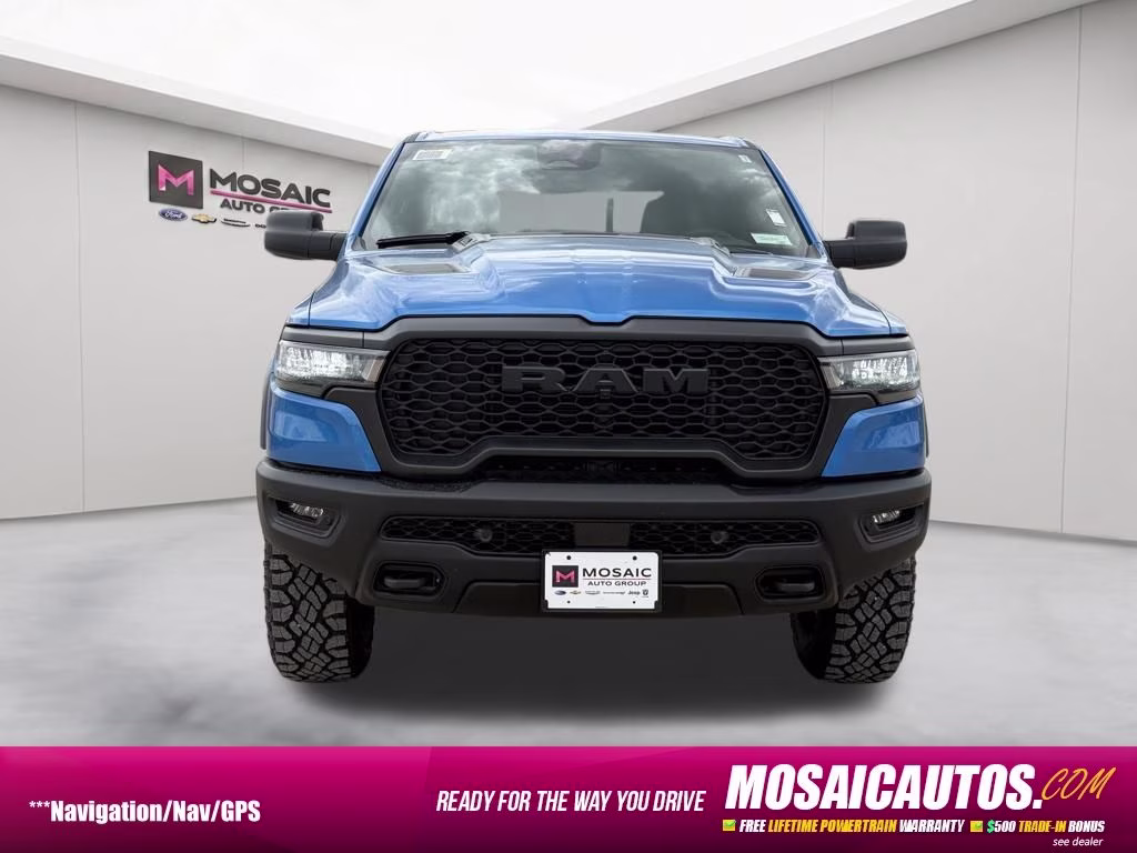 2026 Hydro Blue Pearlcoat Ram 1500 Rebel 4X4 Truck