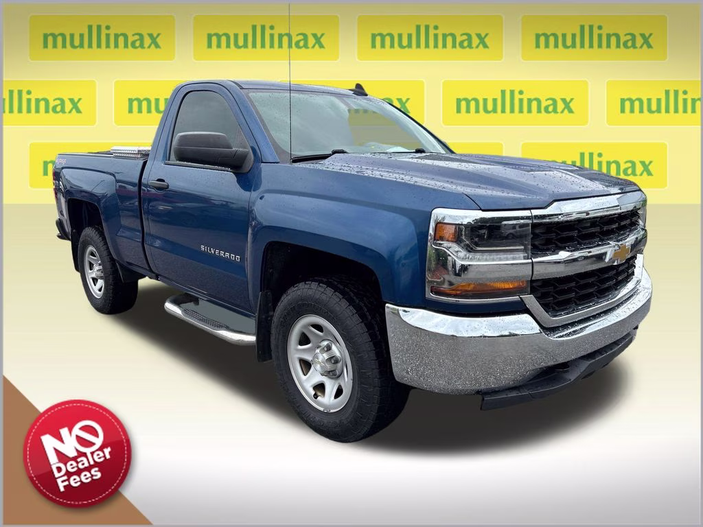 2016 Deep Ocean Blue Metallic Chevrolet Silverado 1500 WT 4X4 Truck
