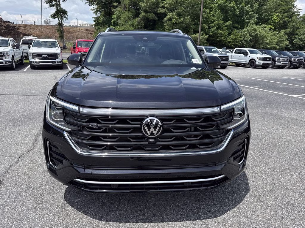 2024 Deep Black Volkswagen Atlas 2.0T SEL Premium R-Line AWD SUV