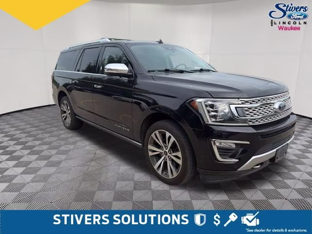 2021 Agate Black Metallic Ford Expedition Max Platinum 4X4 SUV