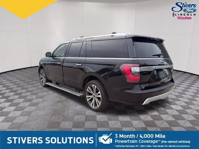 2021 Agate Black Metallic Ford Expedition Max Platinum 4X4 SUV