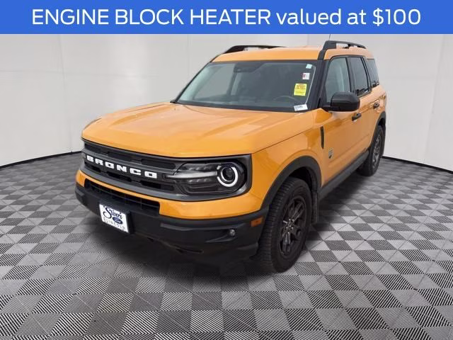 2022 Cyber Orange Metallic Tricoat Ford Bronco Sport Big Bend 4X4 SUV