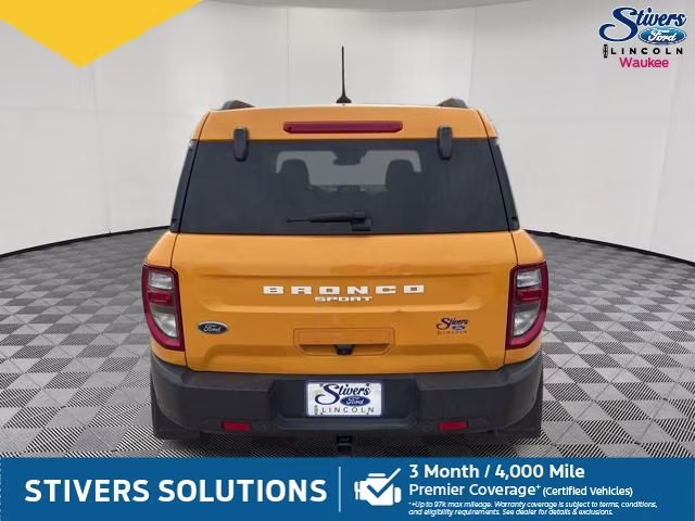 2022 Cyber Orange Metallic Tricoat Ford Bronco Sport Big Bend 4X4 SUV