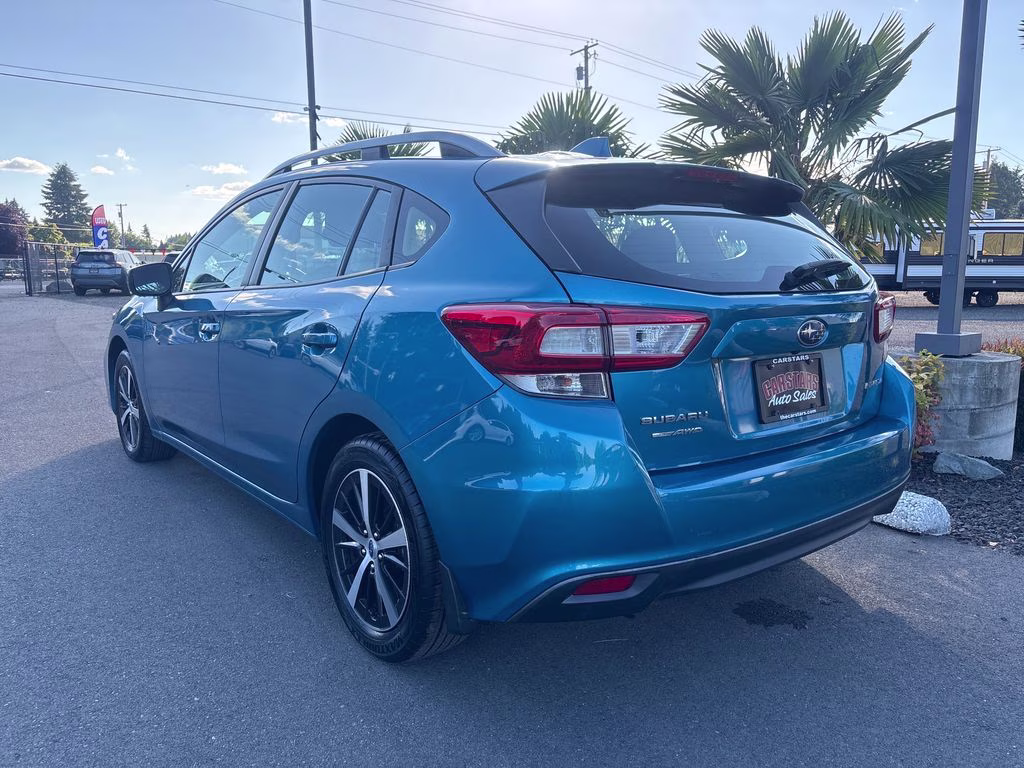2019 Island Blue Pearl Subaru Impreza 2.0i Premium AWD Crossover