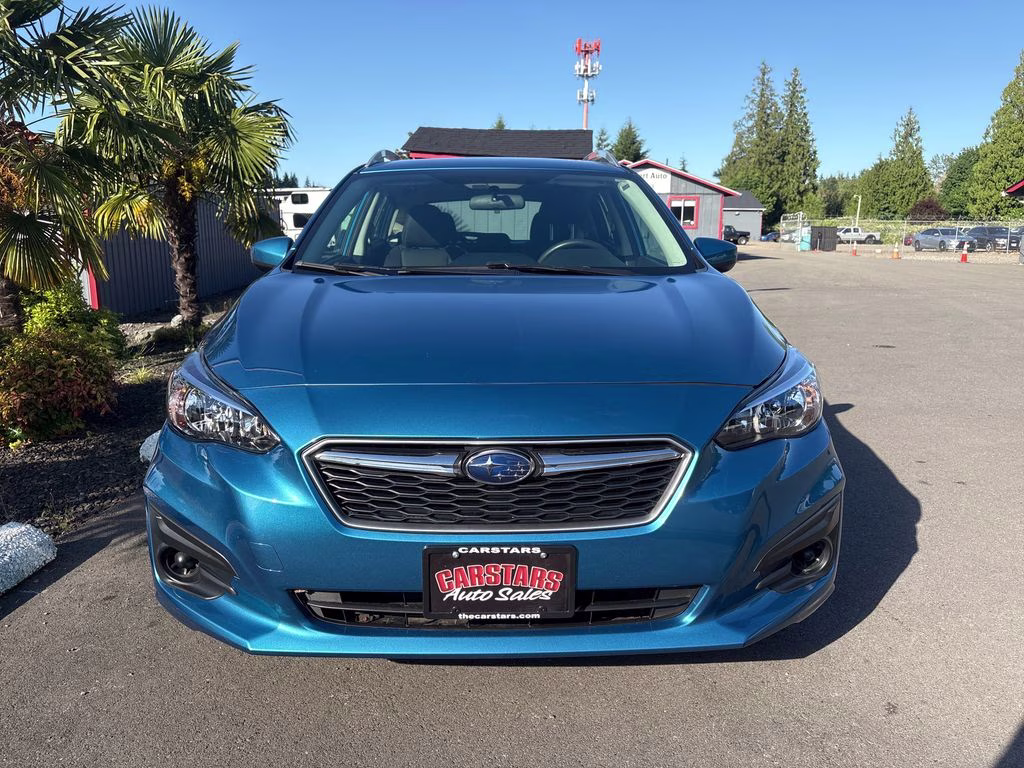 2019 Island Blue Pearl Subaru Impreza 2.0i Premium AWD Crossover