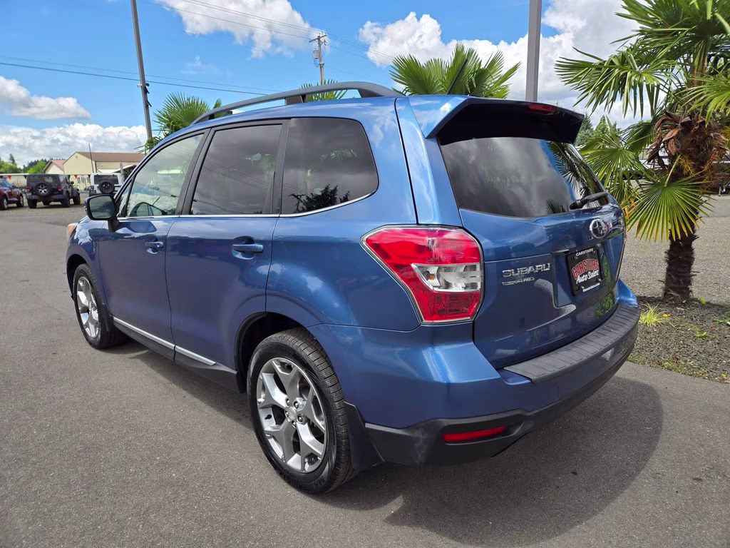 2015 Quartz Blue Pearl Subaru Forester 2.5i Touring AWD SUV