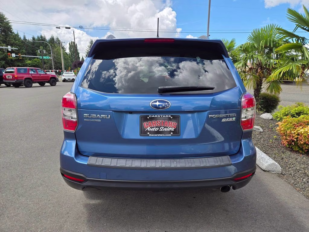 2015 Quartz Blue Pearl Subaru Forester 2.5i Touring AWD SUV