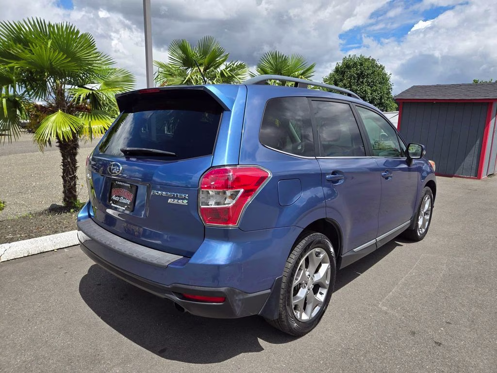 2015 Quartz Blue Pearl Subaru Forester 2.5i Touring AWD SUV