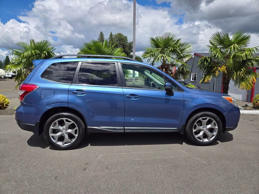 2015 Quartz Blue Pearl Subaru Forester 2.5i Touring AWD SUV