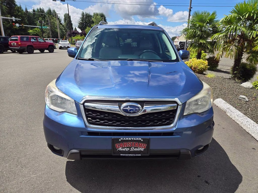 2015 Quartz Blue Pearl Subaru Forester 2.5i Touring AWD SUV