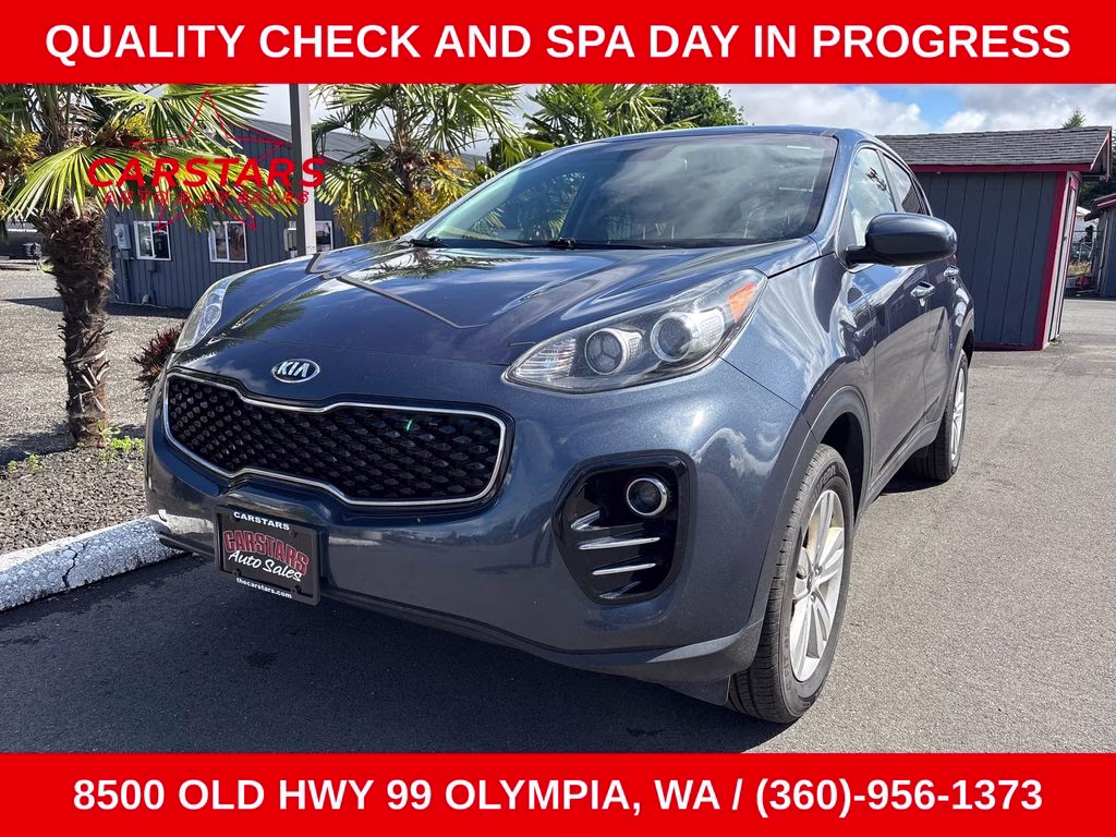 2019 Pacific Blue Kia Sportage LX AWD SUV