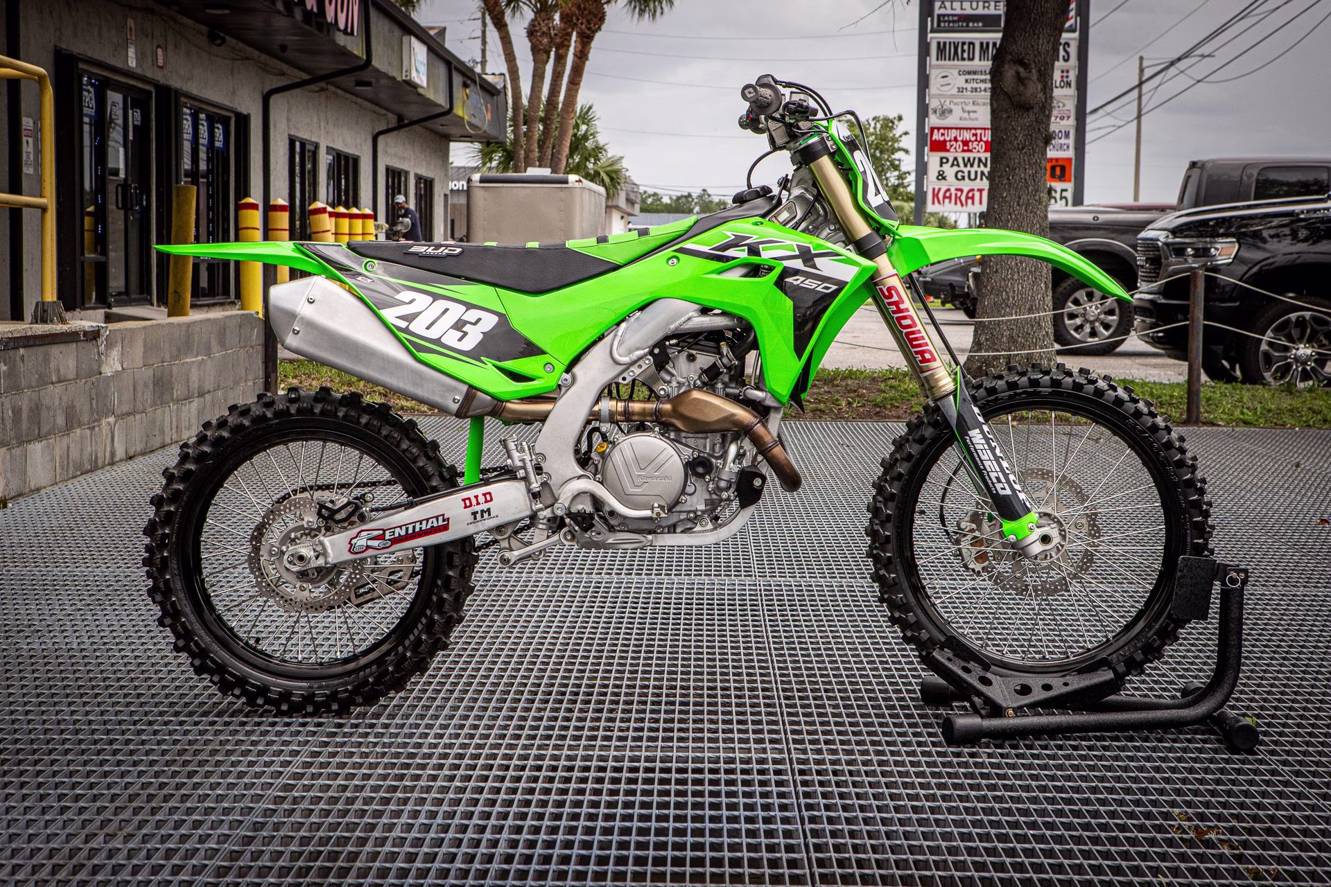 2024 Lime Green Kawasaki KX 450 Motorcycle
