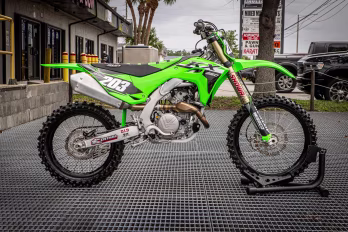2024 Lime Green Kawasaki KX 450 Motorcycle