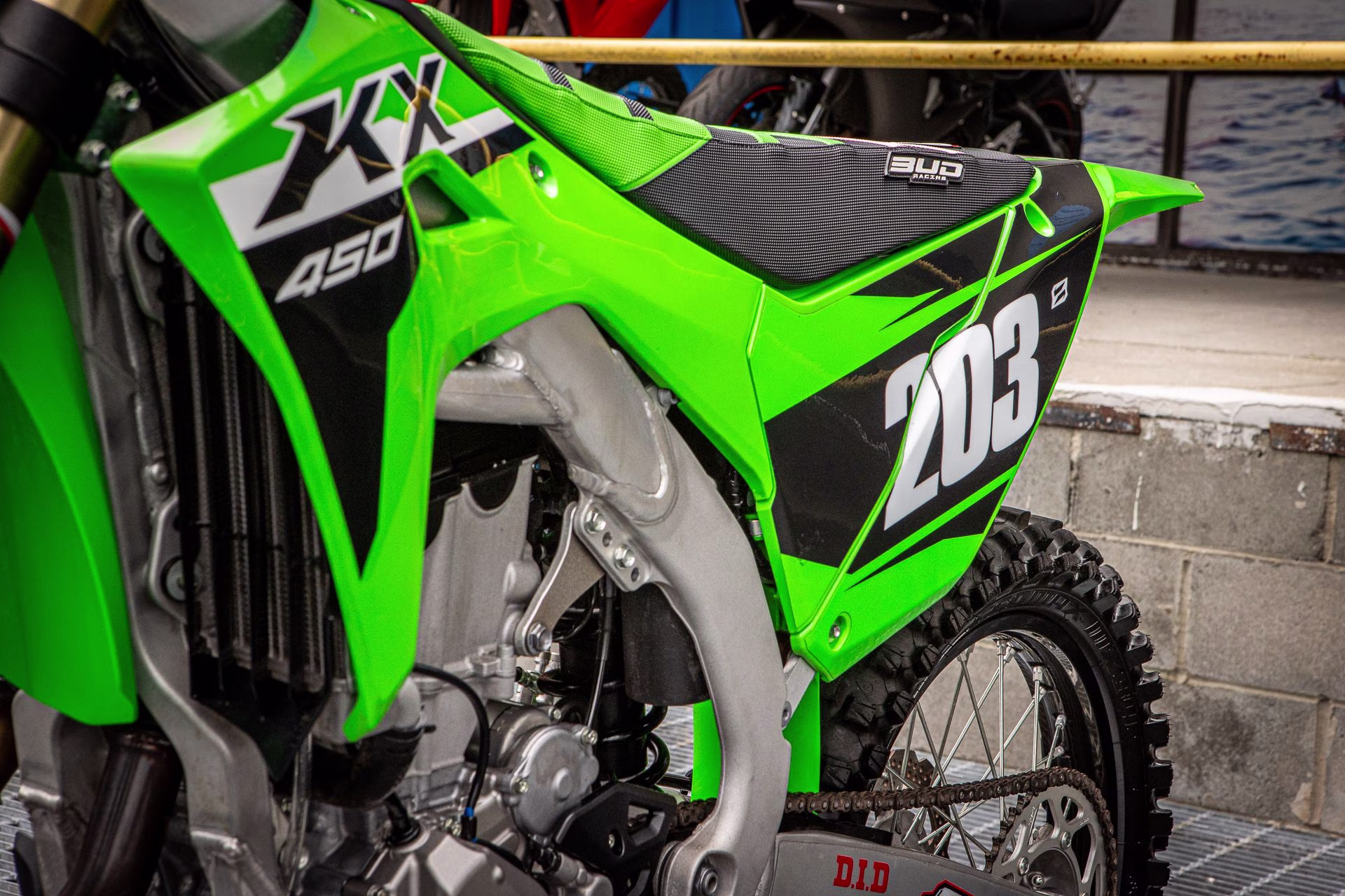 2024 Lime Green Kawasaki KX 450 Motorcycle