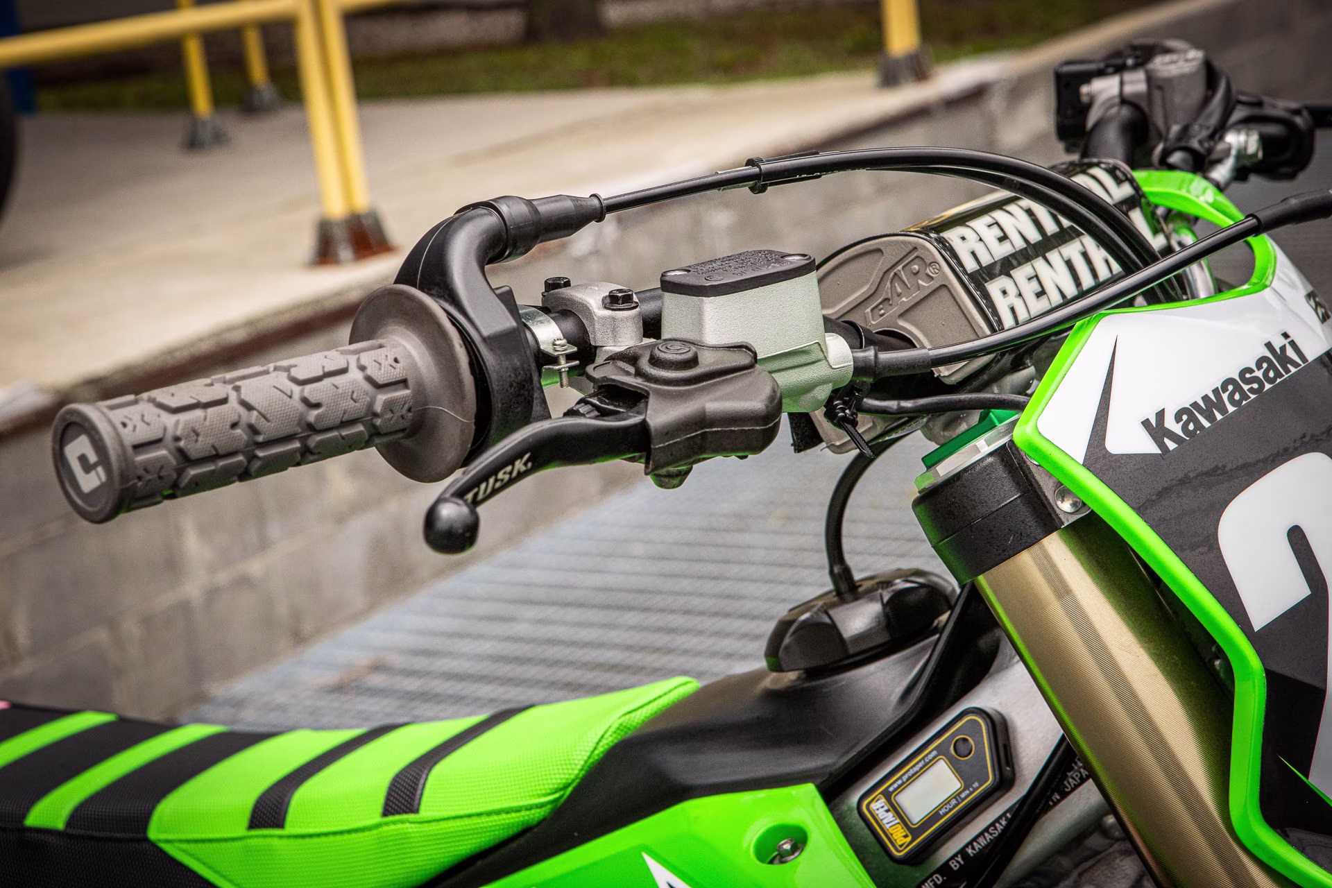 2024 Lime Green Kawasaki KX 450 Motorcycle