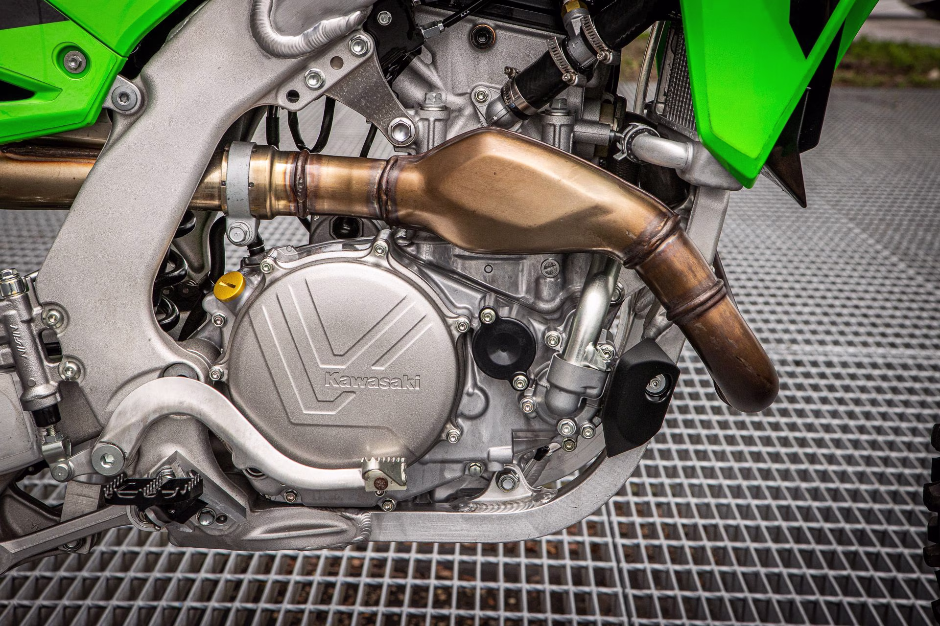 2024 Lime Green Kawasaki KX 450 Motorcycle