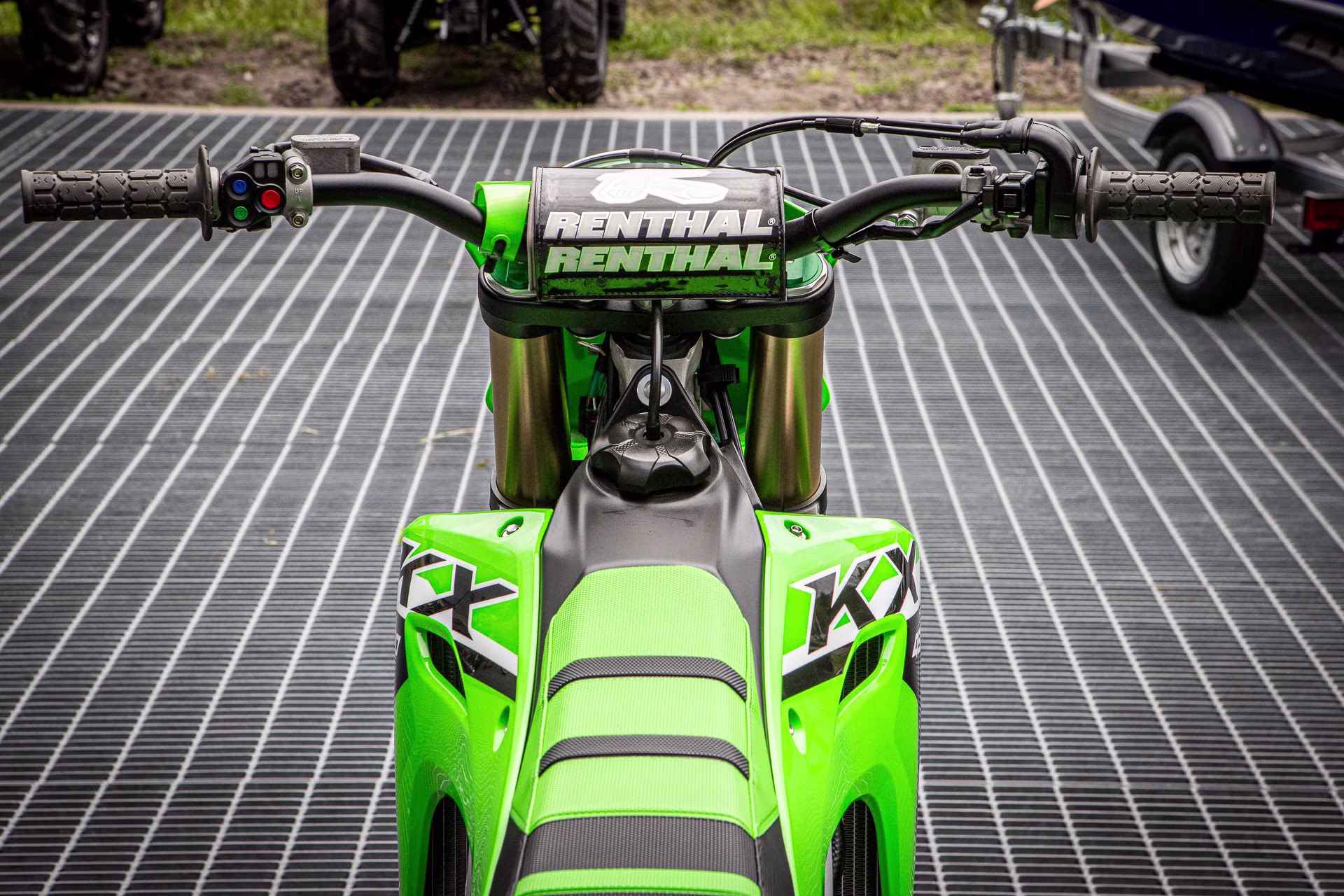 2024 Lime Green Kawasaki KX 450 Motorcycle