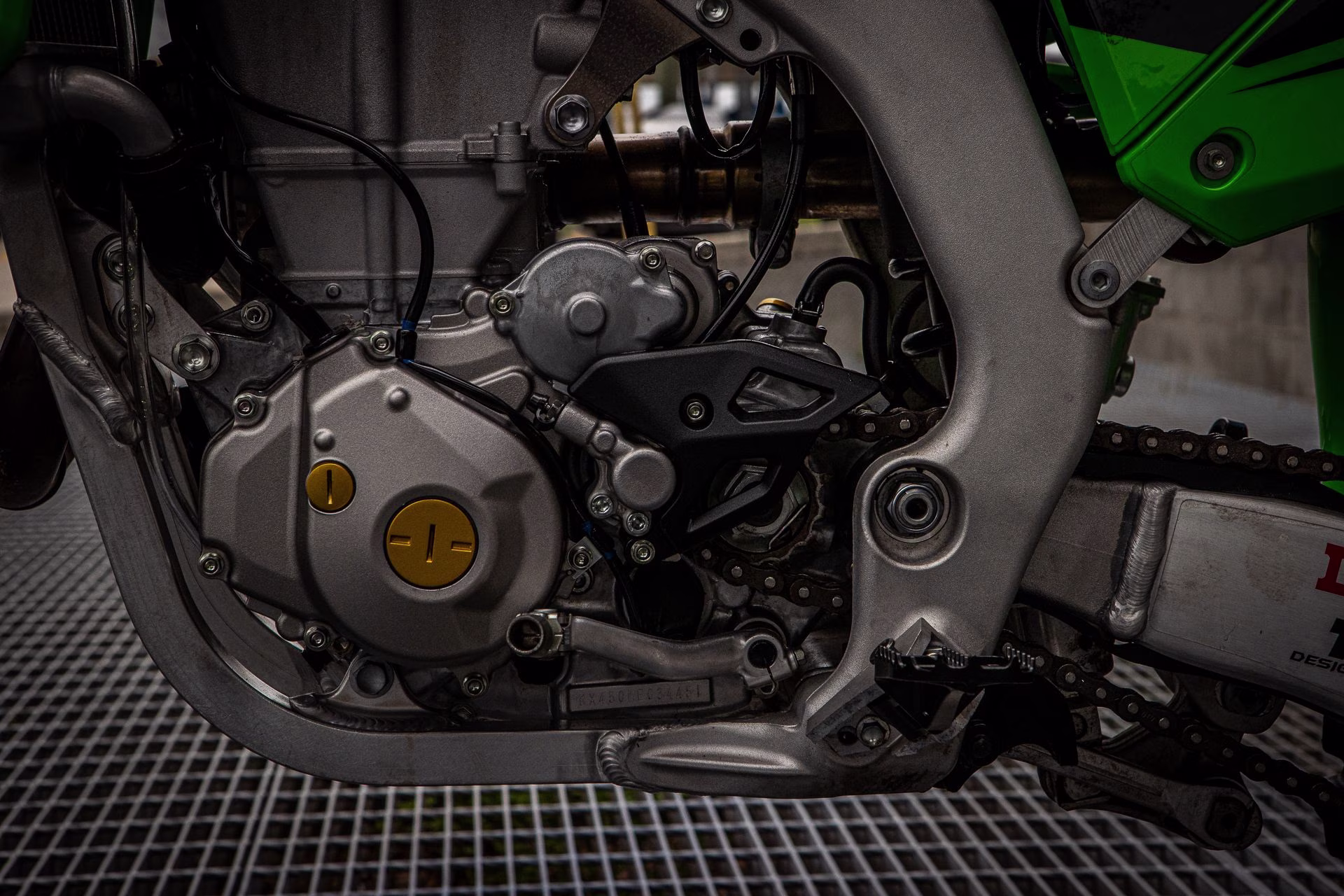 2024 Lime Green Kawasaki KX 450 Motorcycle