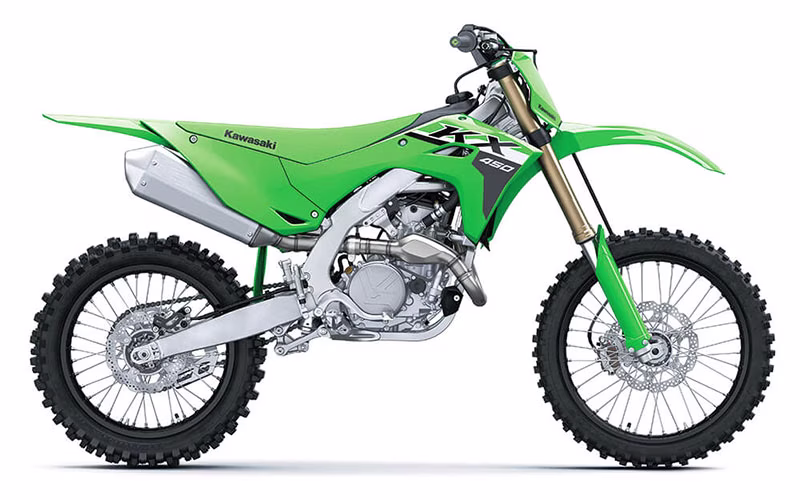 2024 Lime Green Kawasaki KX 450 Motorcycle