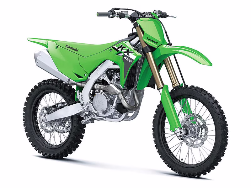 2024 Lime Green Kawasaki KX 450 Motorcycle