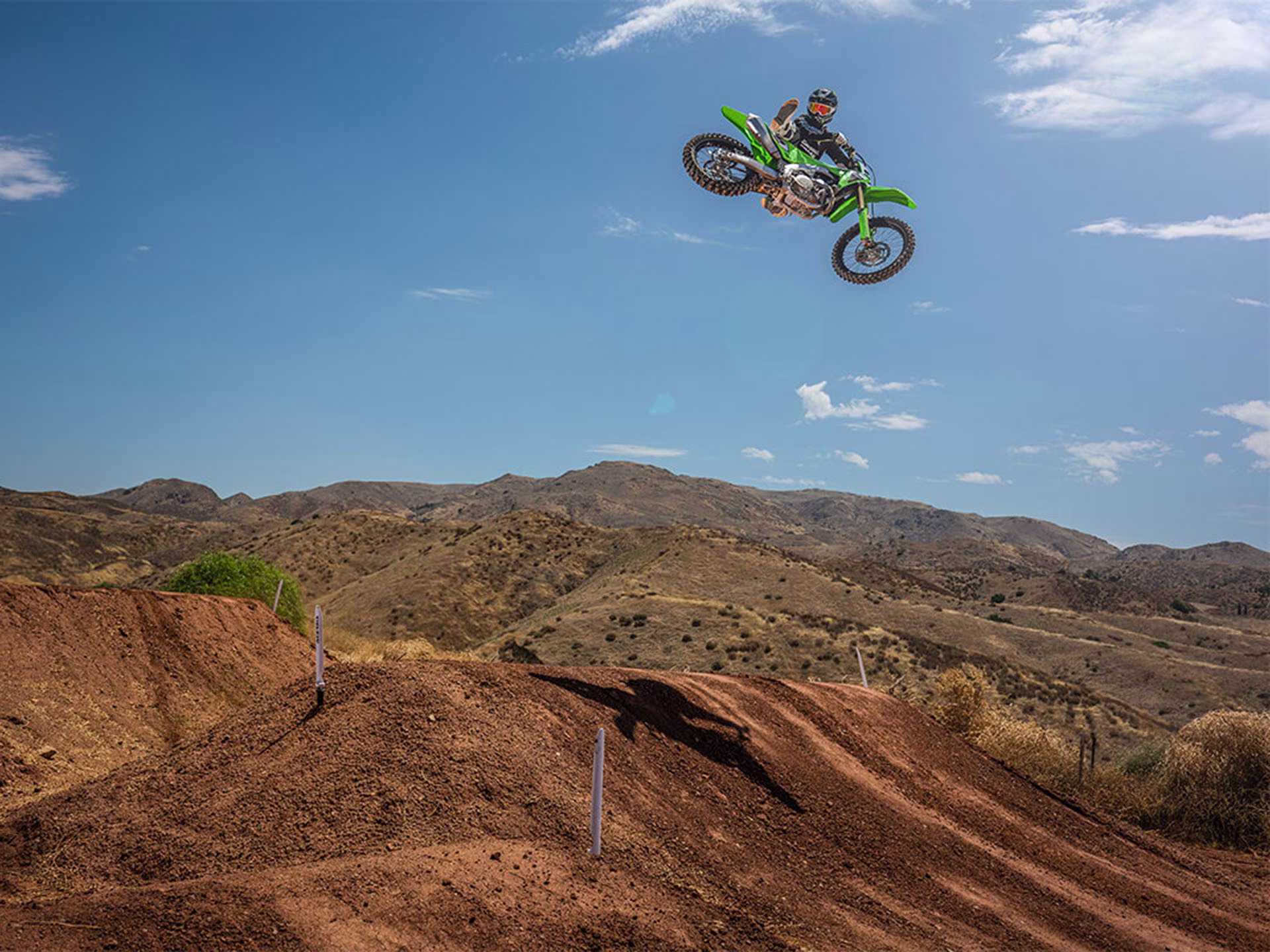 2024 Lime Green Kawasaki KX 450 Motorcycle