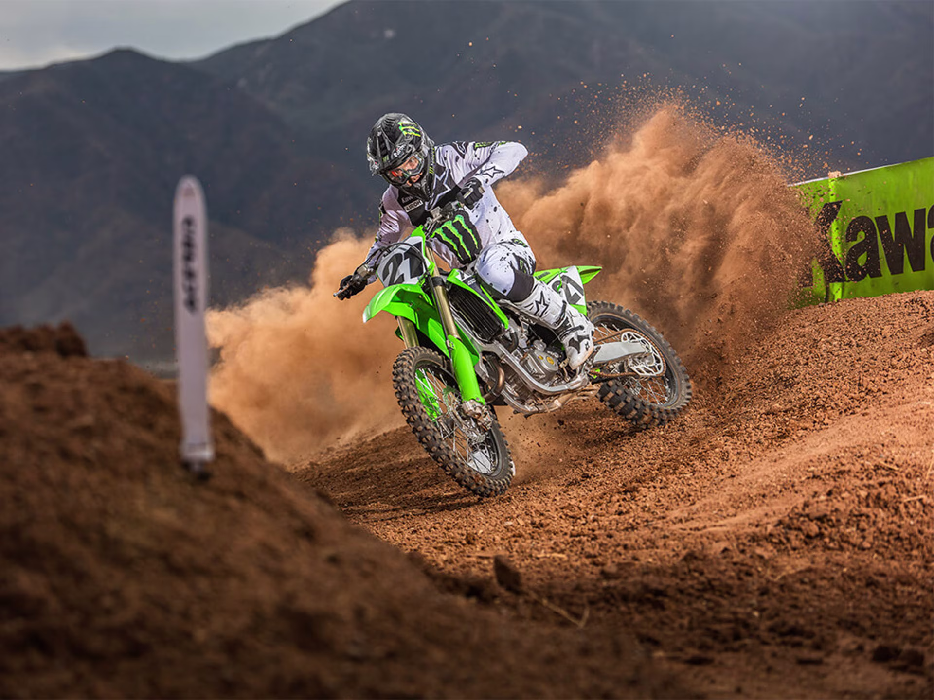 2024 Lime Green Kawasaki KX 450 Motorcycle