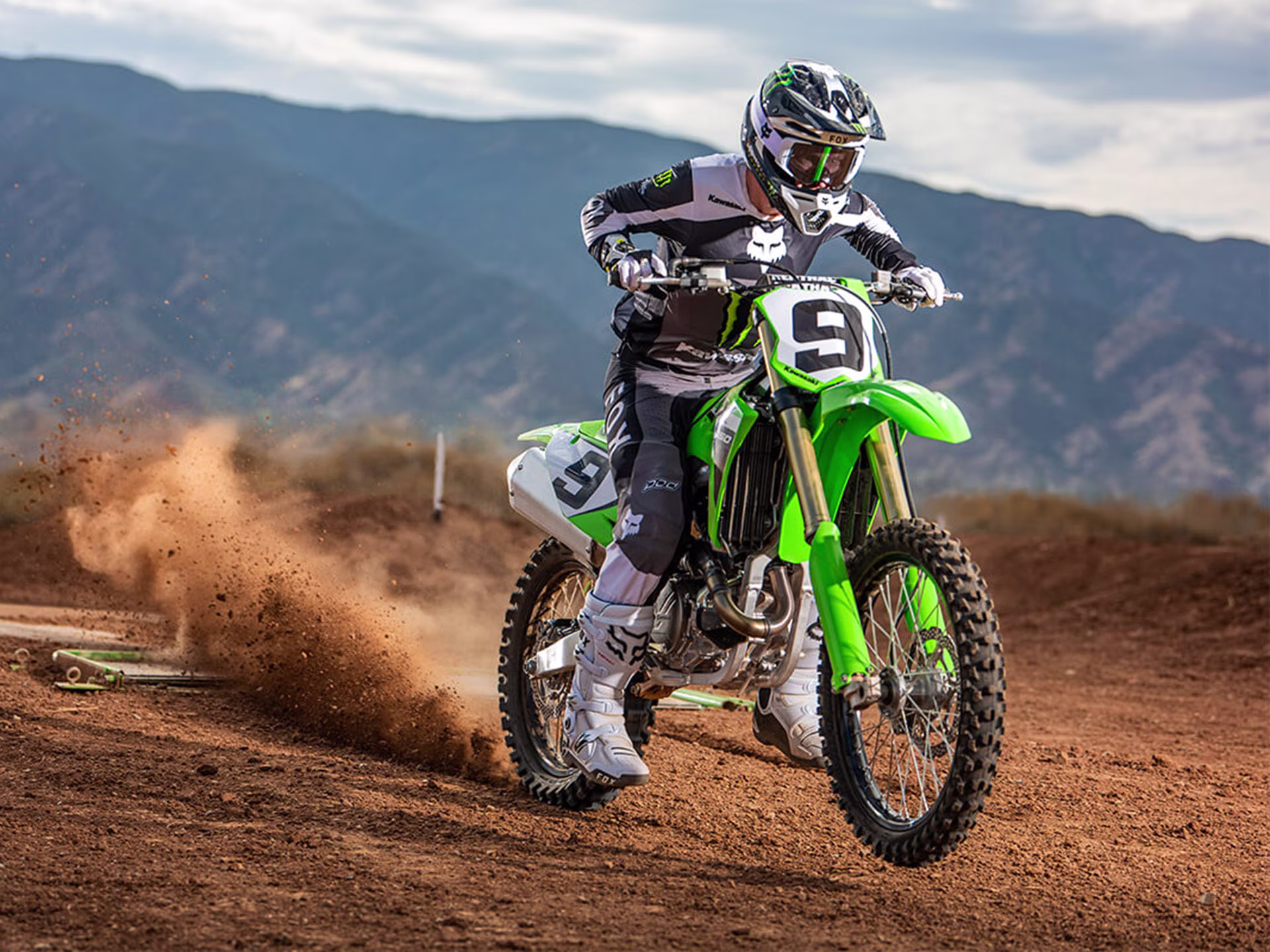 2024 Lime Green Kawasaki KX 450 Motorcycle