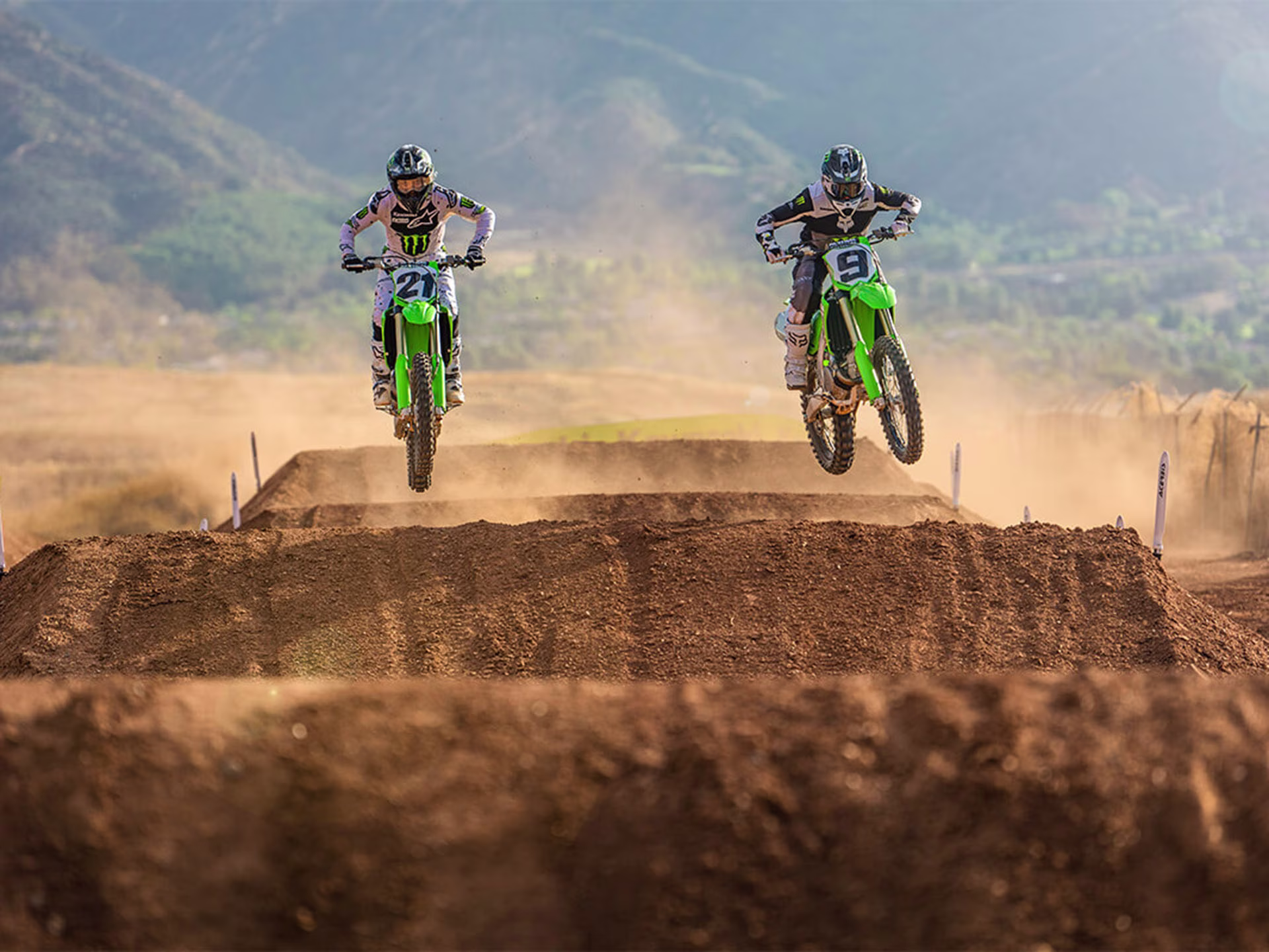 2024 Lime Green Kawasaki KX 450 Motorcycle