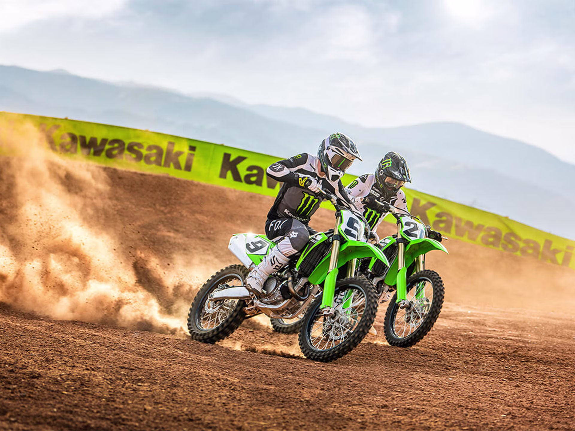 2024 Lime Green Kawasaki KX 450 Motorcycle