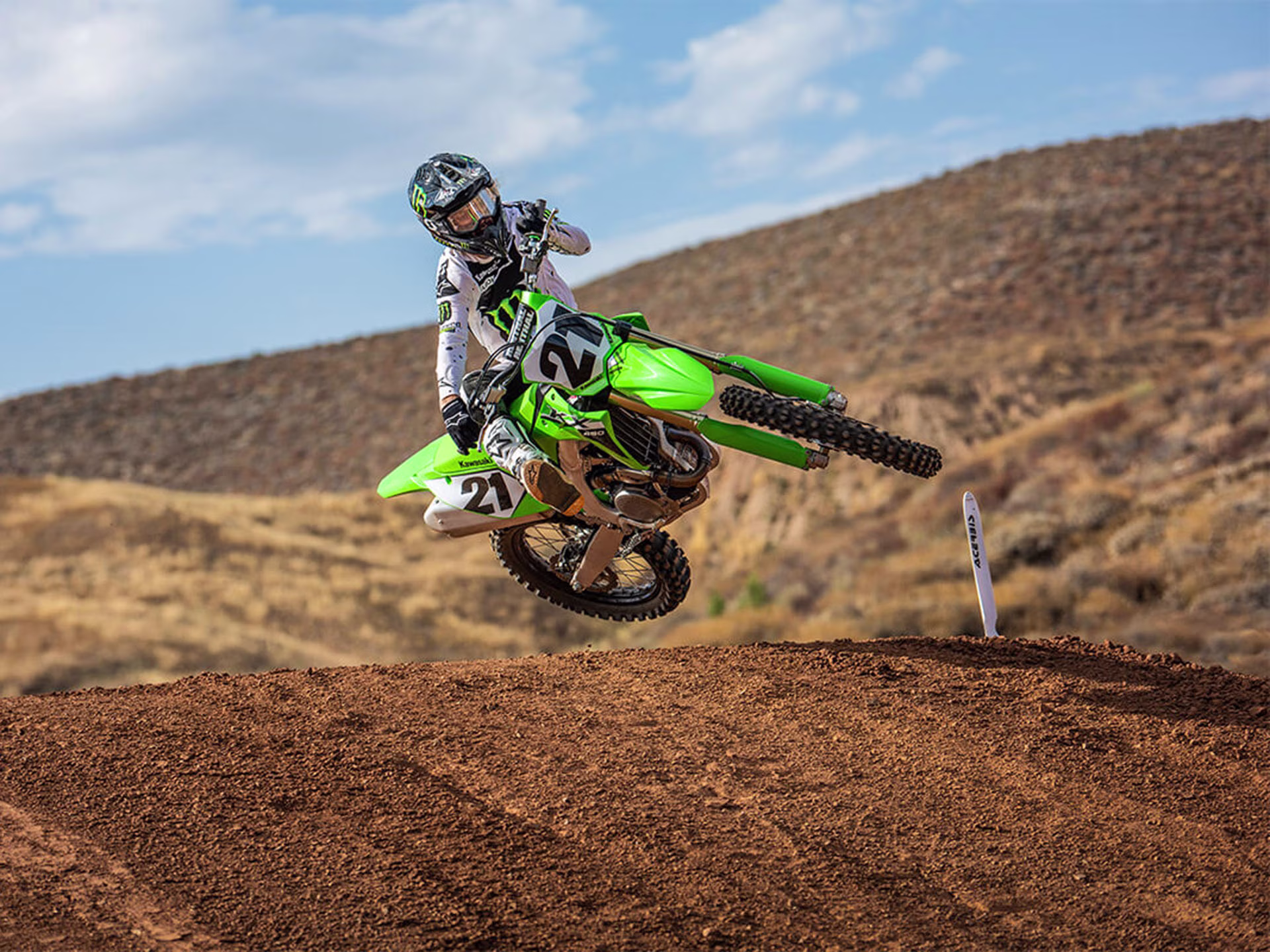 2024 Lime Green Kawasaki KX 450 Motorcycle