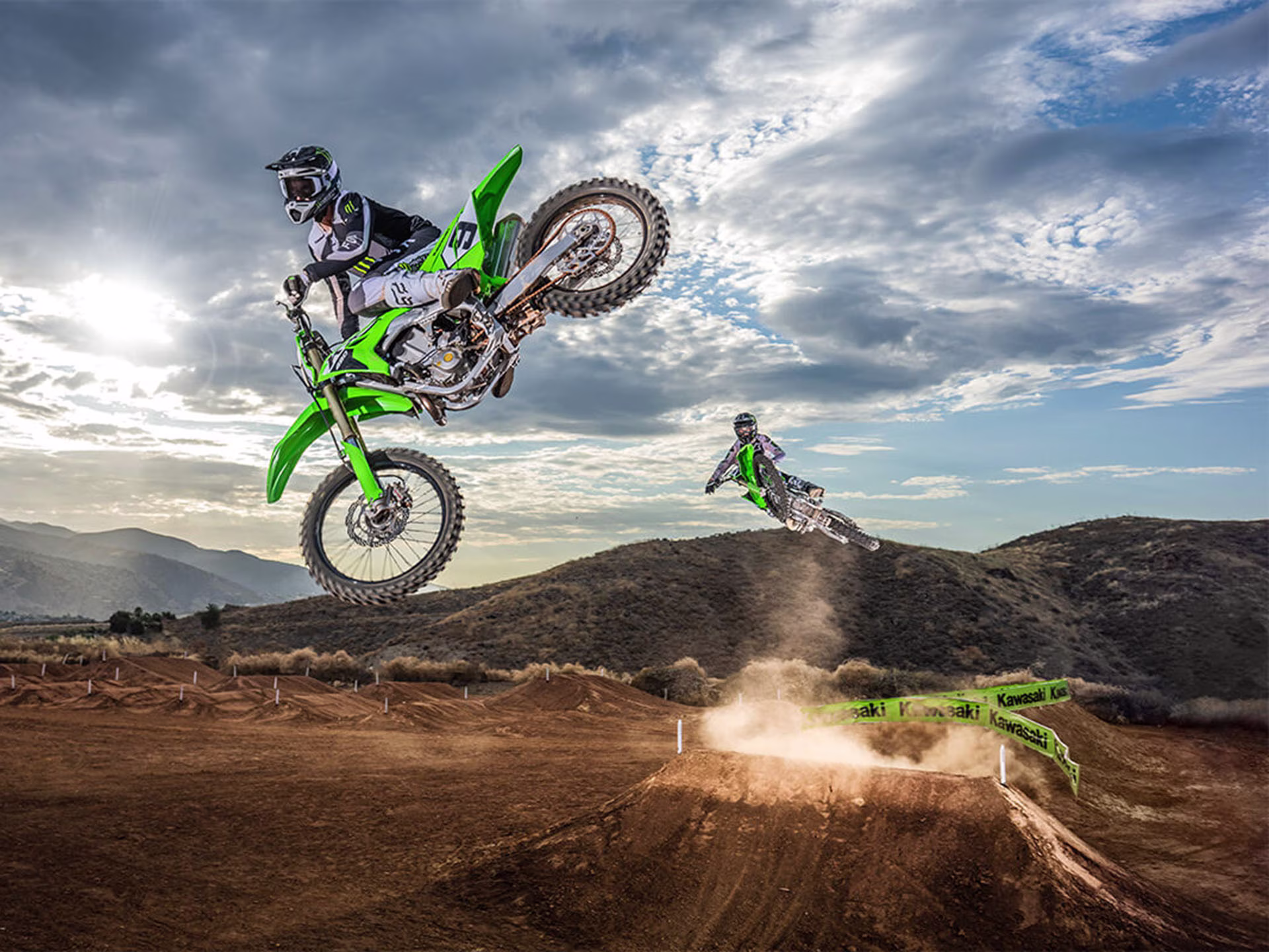 2024 Lime Green Kawasaki KX 450 Motorcycle