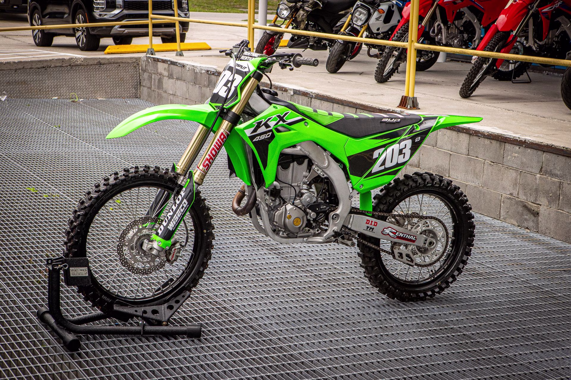 2024 Lime Green Kawasaki KX 450 Motorcycle