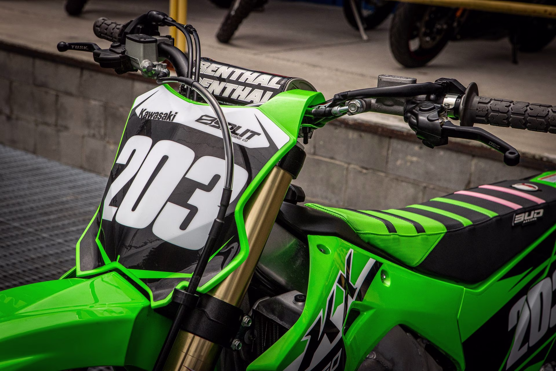 2024 Lime Green Kawasaki KX 450 Motorcycle