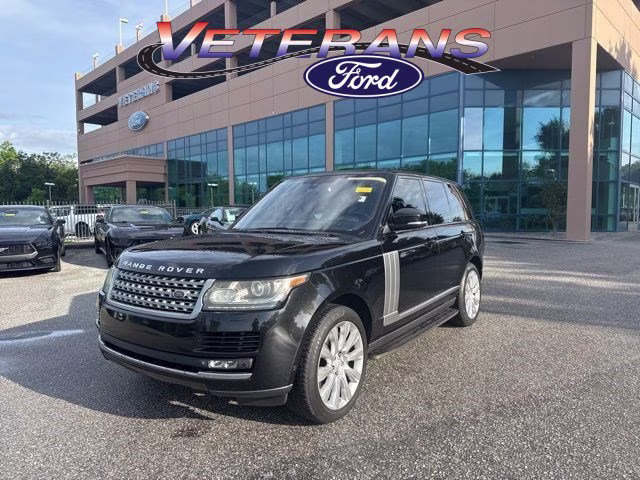 2015 Santorini Black Metallic Land Rover Range Rover Supercharged 4X4 SUV