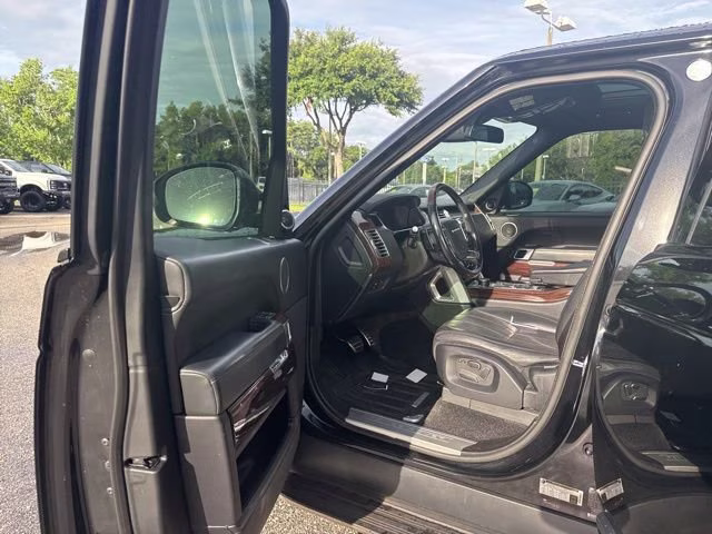 2015 Santorini Black Metallic Land Rover Range Rover Supercharged 4X4 SUV