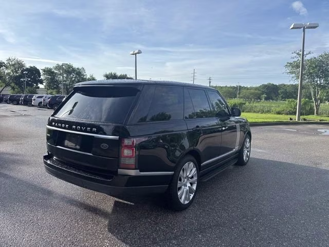 2015 Santorini Black Metallic Land Rover Range Rover Supercharged 4X4 SUV