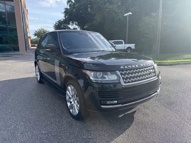2015 Santorini Black Metallic Land Rover Range Rover Supercharged 4X4 SUV
