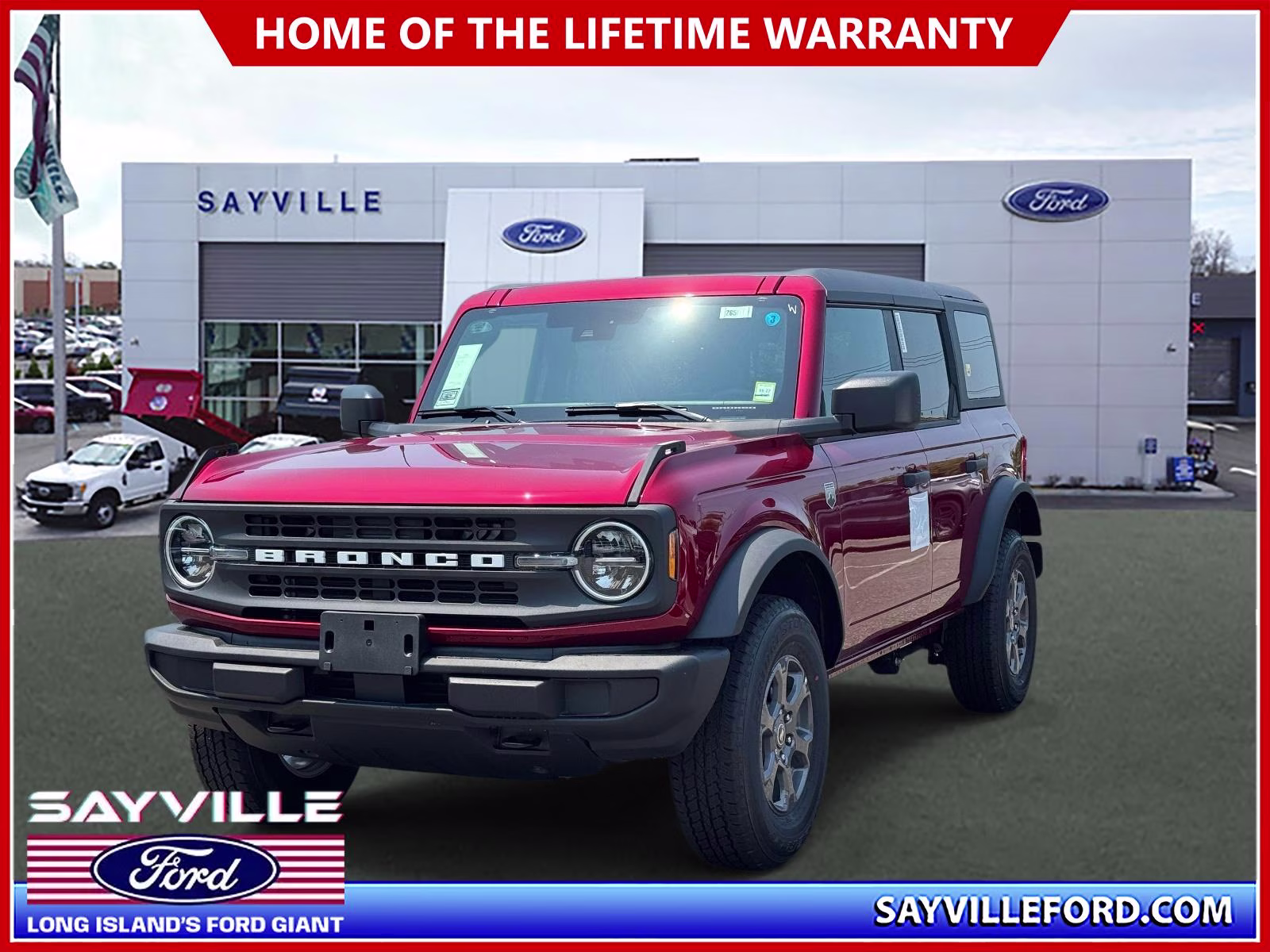 2026 Ruby Red Metallic Tinted Clearcoat Ford Bronco Big Bend 4 Door 4x4 4X4 SUV