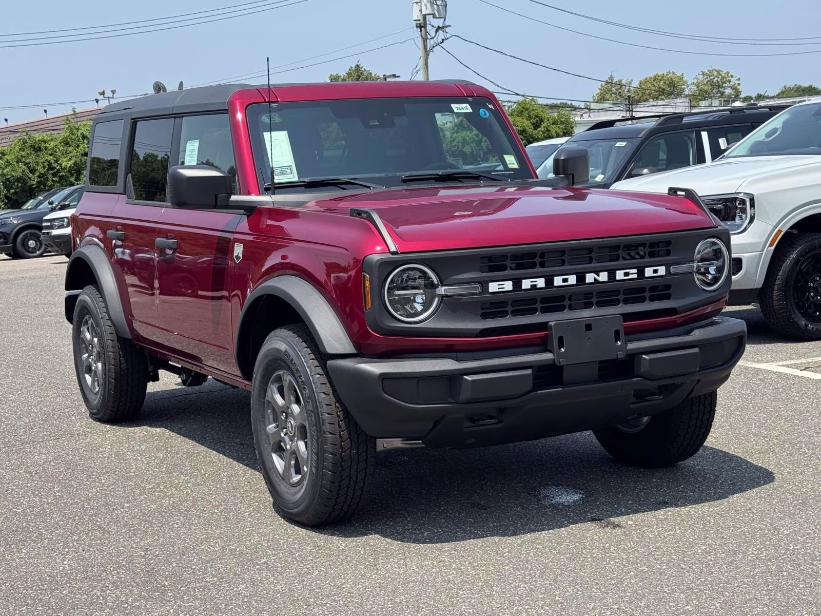 2026 Ruby Red Metallic Tinted Clearcoat Ford Bronco Big Bend 4 Door 4x4 4X4 SUV
