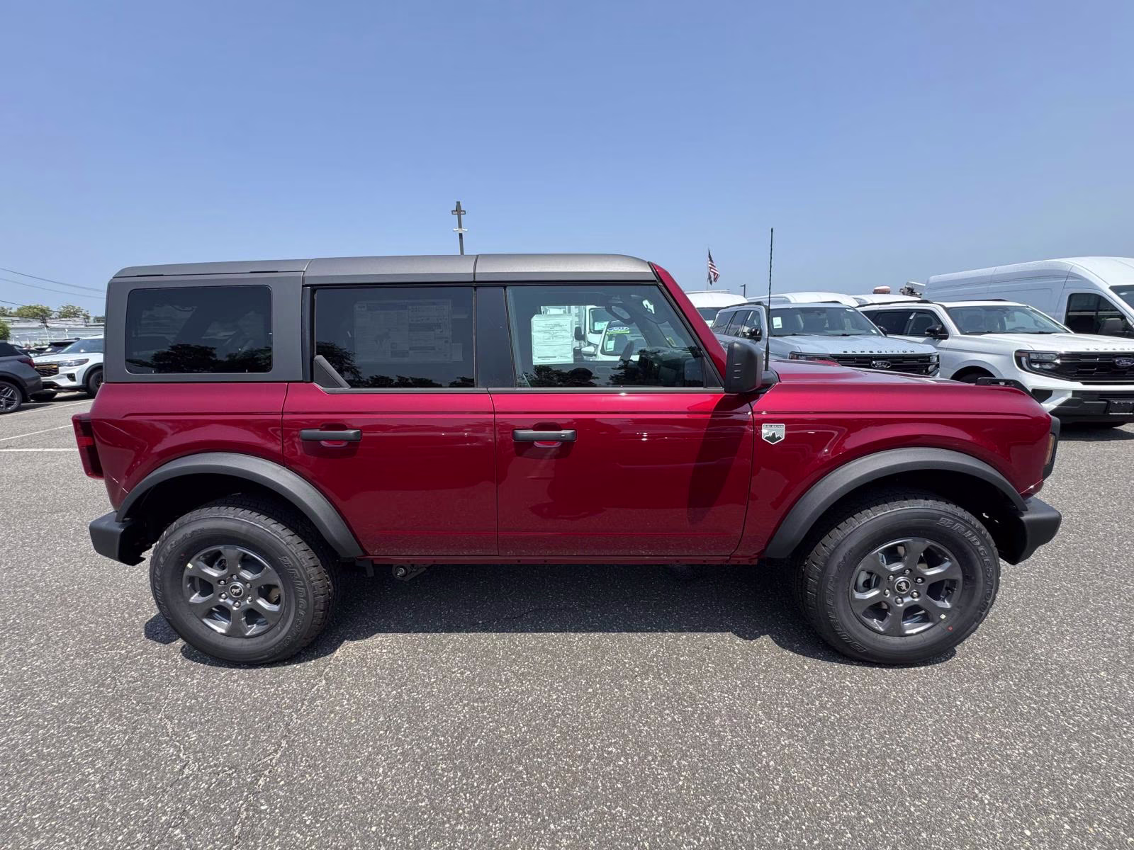 2026 Ruby Red Metallic Tinted Clearcoat Ford Bronco Big Bend 4 Door 4x4 4X4 SUV