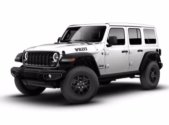 2026 Bright White Clear Coat Jeep Wrangler Wrangler 4-door Willys 4X4 4-door