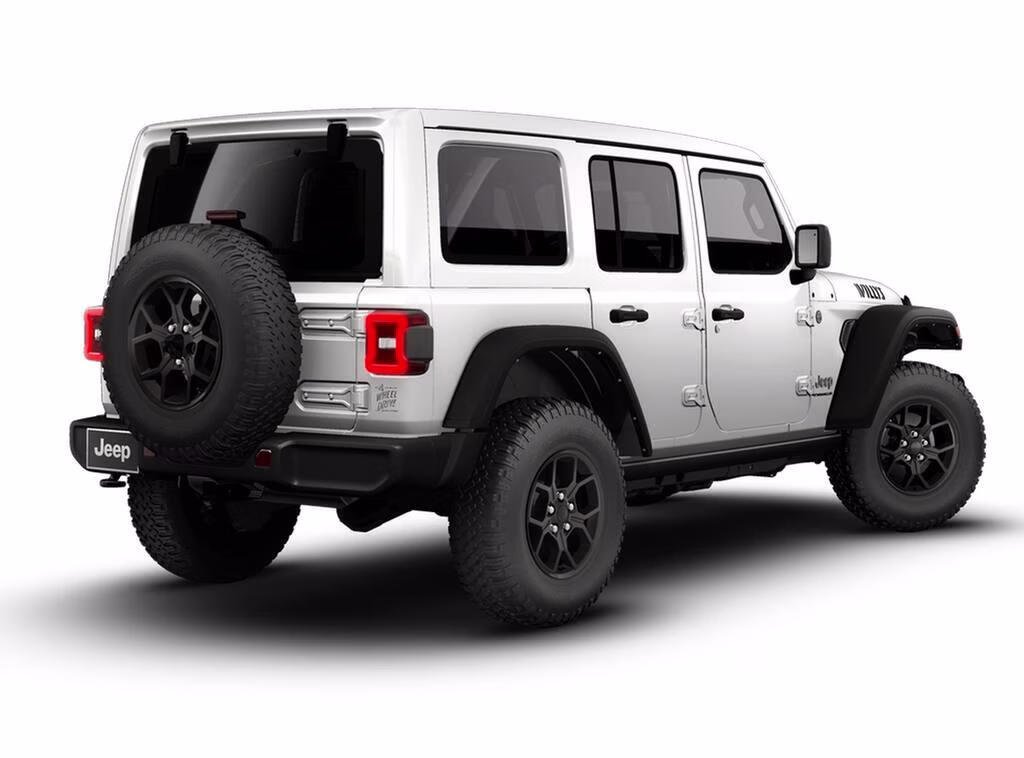 2026 Bright White Clear Coat Jeep Wrangler Wrangler 4-door Willys 4X4 4-door