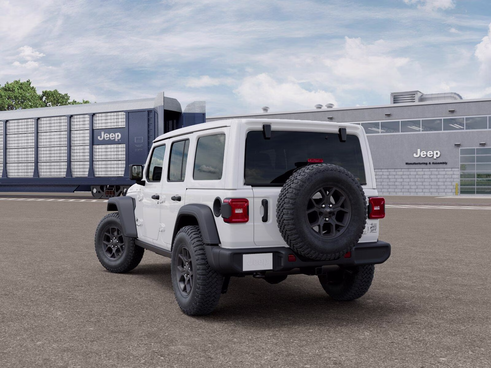 2026 Bright White Clear Coat Jeep Wrangler Wrangler 4-door Willys 4X4 4-door