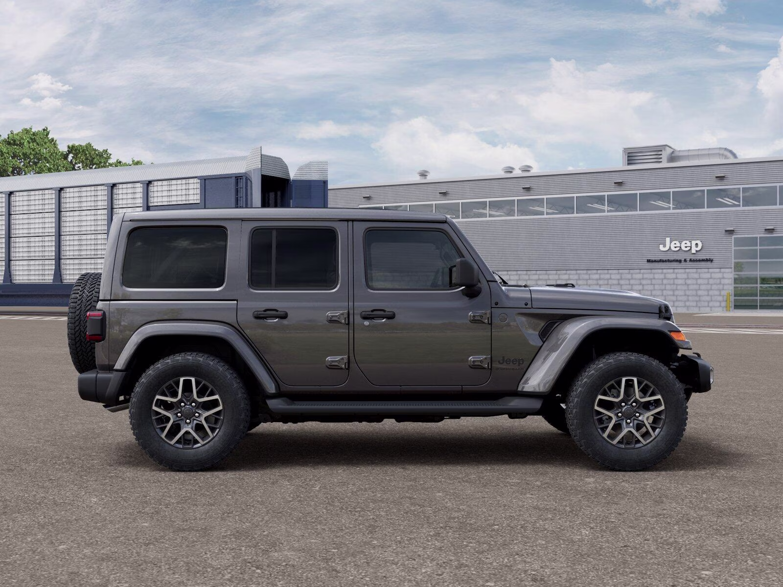 2026 Granite Crystal Metallic Clear Coat Jeep Wrangler Wrangler 4-door Sahara 4X4 4-door