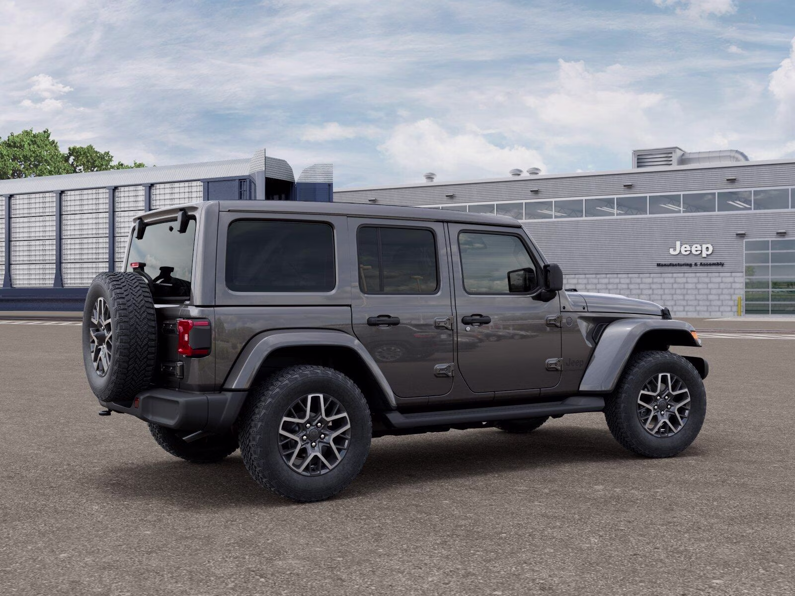 2026 Granite Crystal Metallic Clear Coat Jeep Wrangler Wrangler 4-door Sahara 4X4 4-door